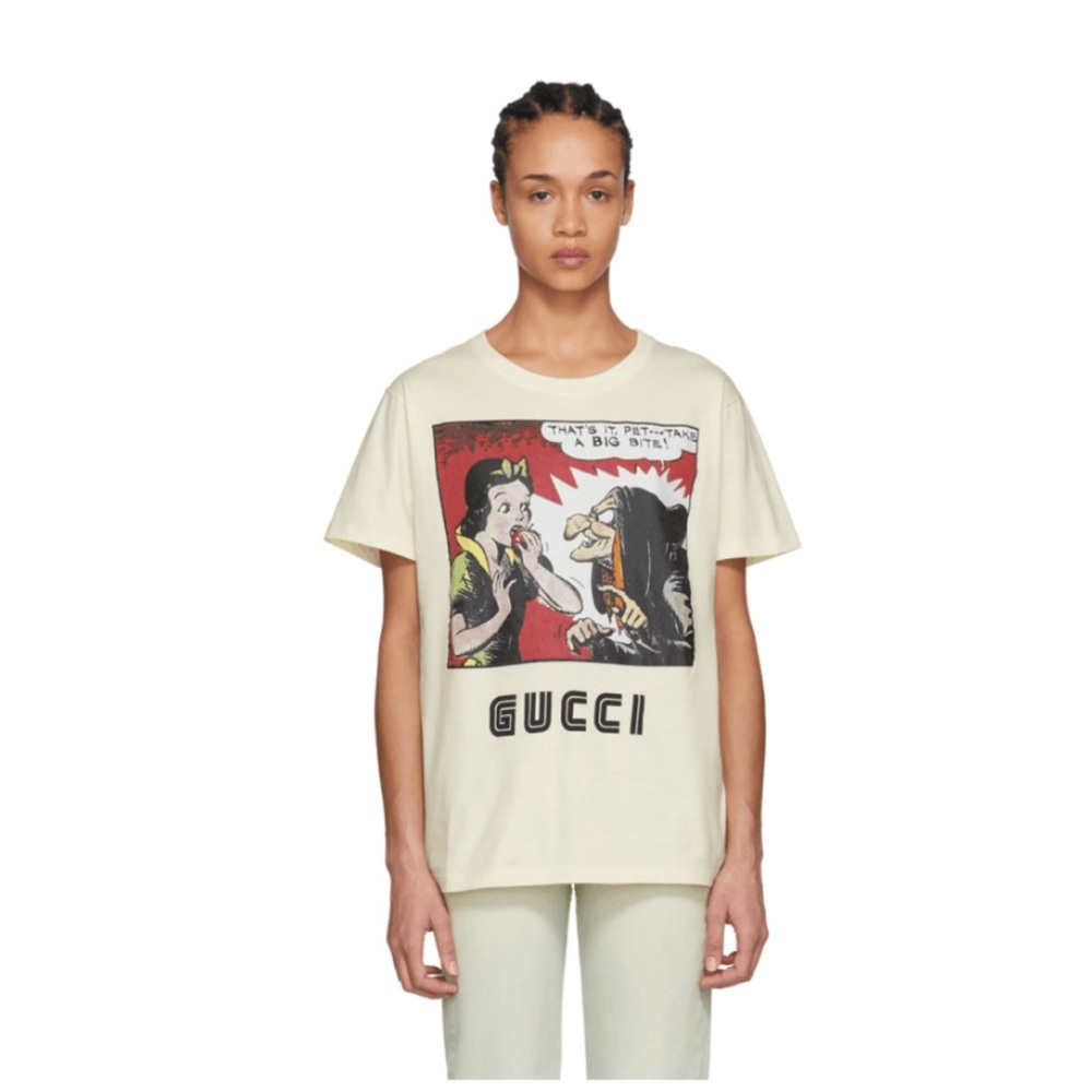 Authentic Gucci Off-White 'Magnetismo' Snow White T-Shirt
